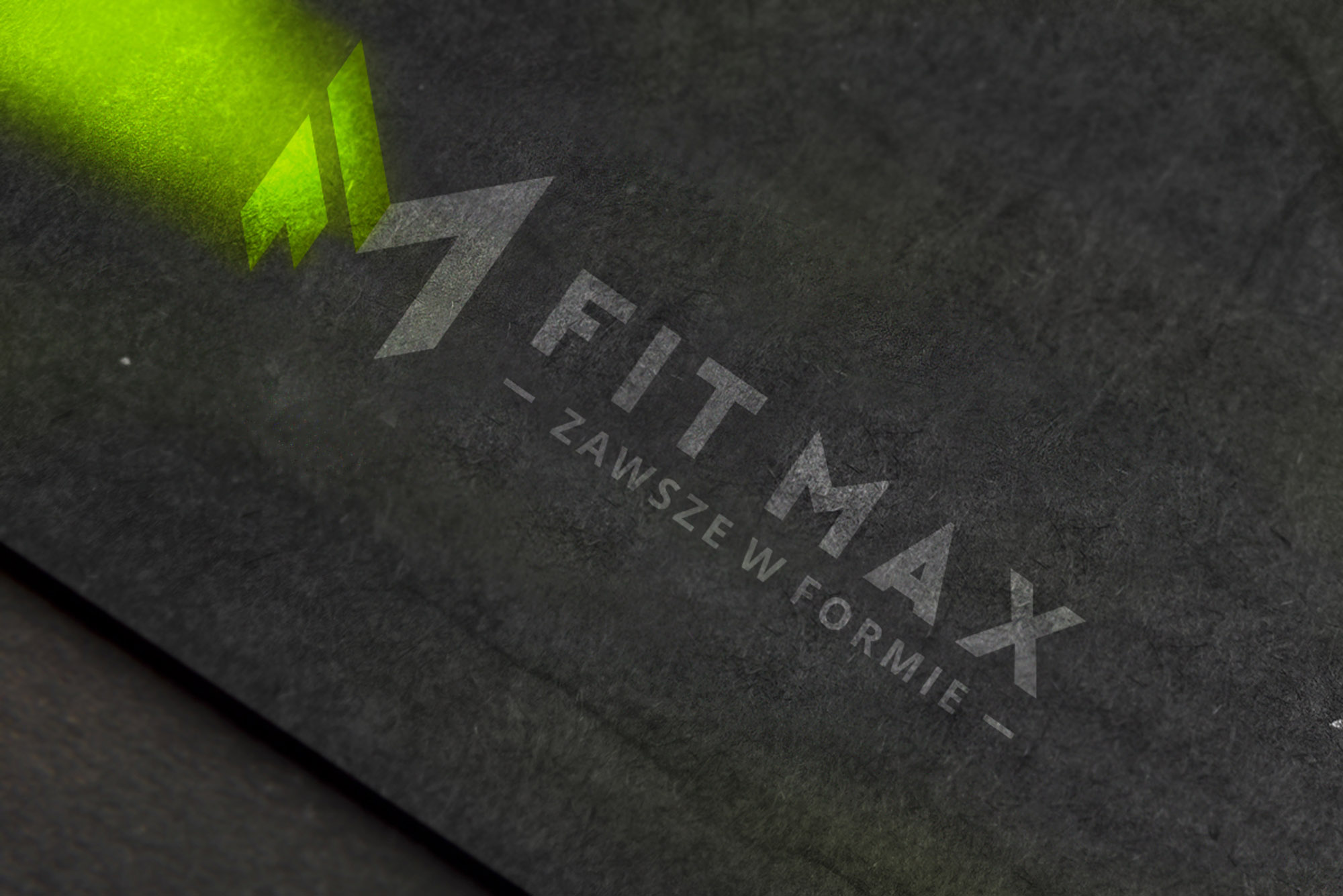 Fitmax Gryfice. Projekt logo Shadowart.