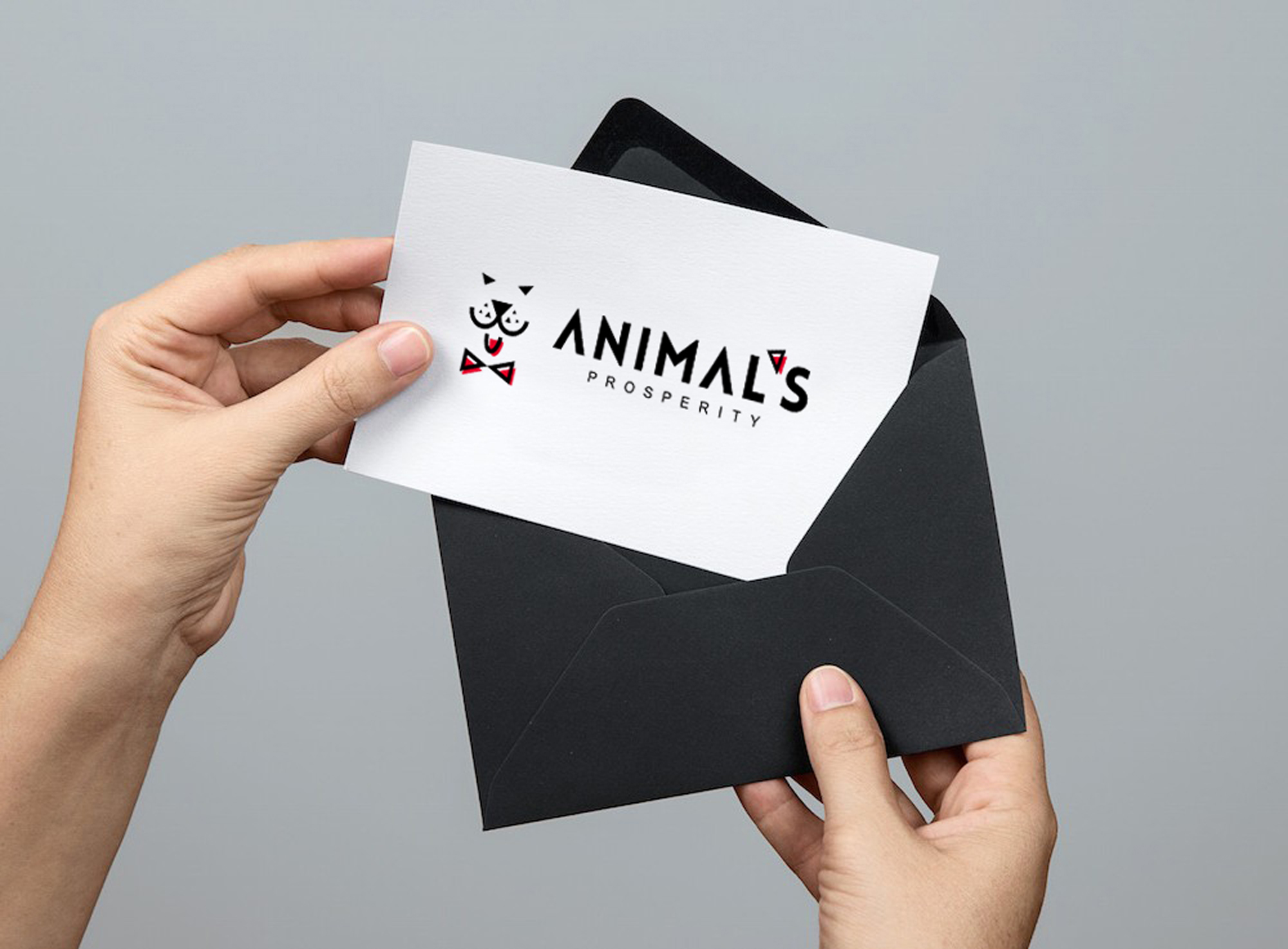 Logo Animals Prosperity Łódź. Shadowart Agencja Interaktywna. Logo Łódź