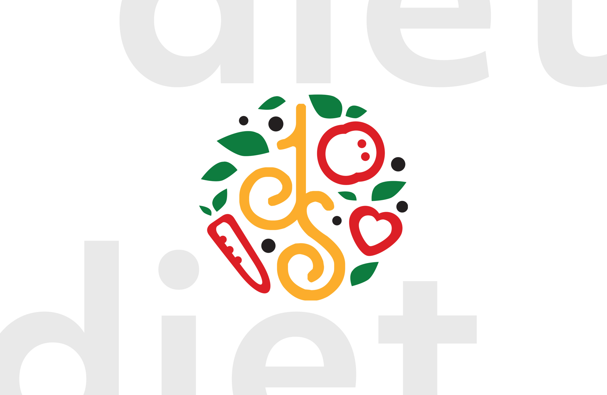 Logo, logotyp, strony internetowe Kołobrzeg, Koszalin, szczecin. Logo dietetyczka - Jowita Sikora. Plakaty, wizytówki, ulotki. Shadowart