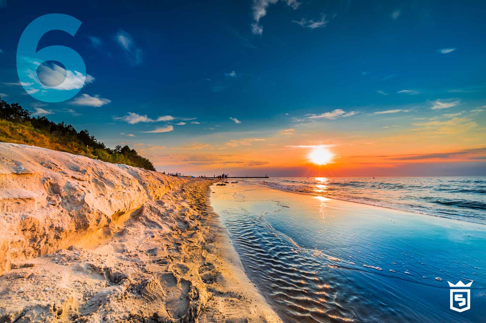 Fotografia - Zachód Słońca Plaża Mrzeżyno - Shadowart